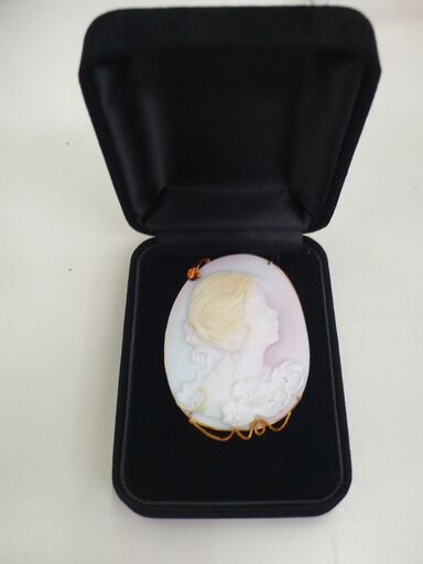 【店頭取引のみ】sirena CONCH SHELL CAMEO カメオ ペンダントトップ兼ブローチ