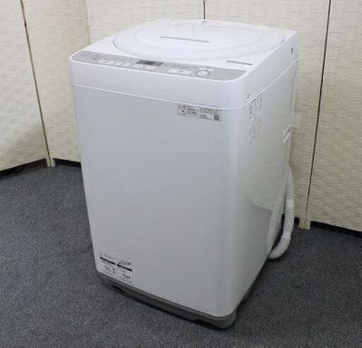 シャープ 全自動洗濯機 洗濯容量7.0㎏ 穴なし槽 ES-GE7D-W 2020年製 SHARP 洗濯機 中古家電 店頭引取歓迎 R4036)
