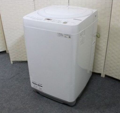 シャープ 全自動洗濯機 洗濯容量7.0㎏ 穴なし槽 ES-KS70W-W 2020年製 SHARP 洗濯機 中古家電 店頭引取歓迎 R4037)