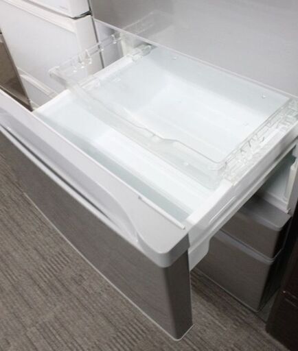 東芝 5ドア冷凍冷蔵庫 自動製氷 410L 幅600 GR-417G(S)シルバー 2017年 ...