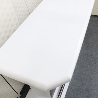 ニトリ バーカウンター シンプルモダン 幅135 ホワイト/ブラウン