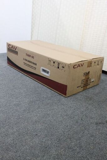 未使用 CAV THRF-90 3.1chオーディオラック (スピーカー付きテレビ台) 3Dサウンド 203.1ch年製 CAV AVボード 新品家電 店頭引取歓迎 R4071)