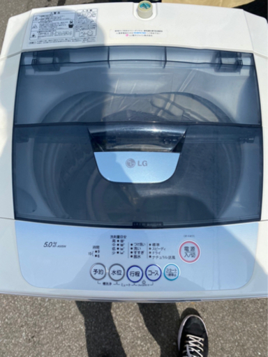 LG　5.0kg洗濯機 WF-A50SW 　動作品