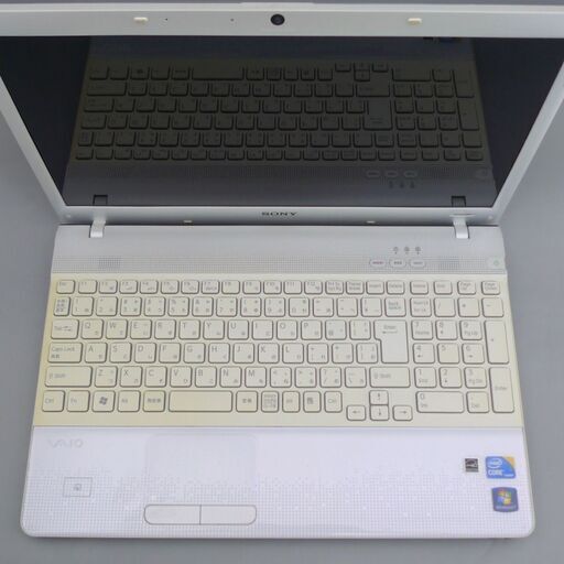 コスパ最強 ノートパソコン ホワイト Windows10 美品 15型 SONY VAIO 