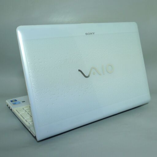 コスパ最強 ノートパソコン ホワイト Windows10 美品 15型 SONY VAIO 