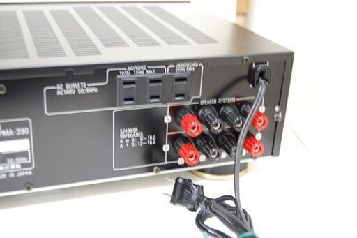 ジャンク プリメインアンプ DENON PMA-390 ブラック デノン