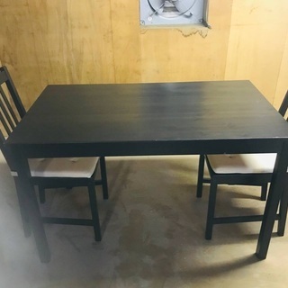 ♦️EJ990番 IKEA 椅子テーブルセット 