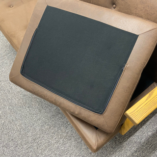 ソファー 2人掛け CRASH GATE ブラウン ヴィンテージ スウェード調 