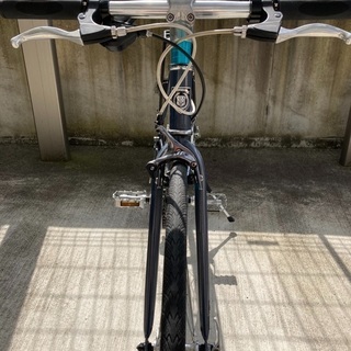 近辺なら配送します。reunion lilu レユニオンリル　クロスバイク　フラットバーロード　新品部品多数