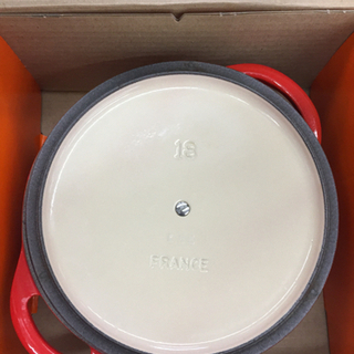 ル・クルーゼ 両手鍋 18cm レッド オシャレ 鋳物 ブランド