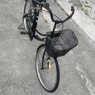 【ネット決済・配送可】中古自転車 サビあり