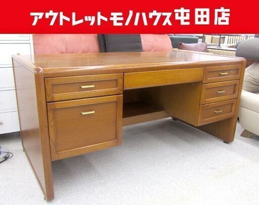 カリモク家具 両袖つきデスク 高級大型デスク karimoku 引出し カリモク家具 両袖つきデスク 高級大型デスク karimoku 引出し