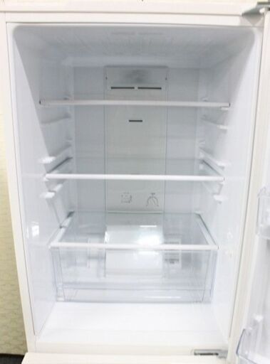 アクア 2ドア冷凍冷蔵庫 184L ワイド幅52.5cm 54L大容量フリーザー AQR-18H(W)ミルク 2019年製 AQUA 冷蔵庫 中古家電 店頭引取歓迎 R4040)