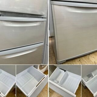 美品【 Panasonic 】パナソニック 321L 3ドア冷蔵庫 エコナビ搭載 自動