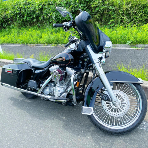 ローンOK‼️1999年型ハーレー　Bluetooth エレクトラグライド　エアサス　車検付き