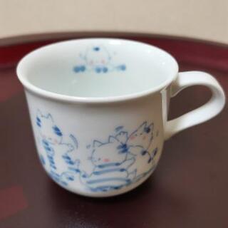 昭和レトロ　ネコのマグカップ