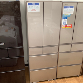 安心の1年保証！！【HITACHI(ﾋﾀﾁ)】6ドア冷蔵庫売ります！！ 機能、収納抜群！20年式！！HITACHI(日立)の6ドア冷蔵庫が入荷