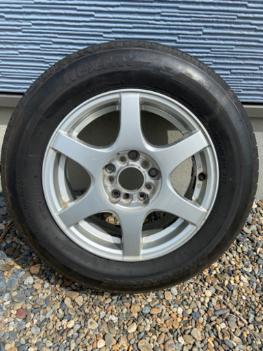 195/65R15 バリ山 ネクストリー マルチピッチ アルミホイール 4本