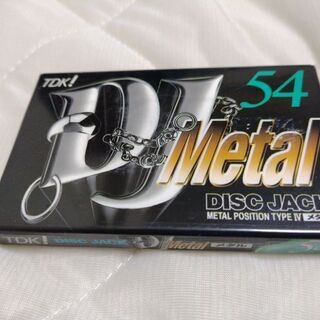 【ネット決済】メタルカセットテープ TDK! 54(新品、未開封...