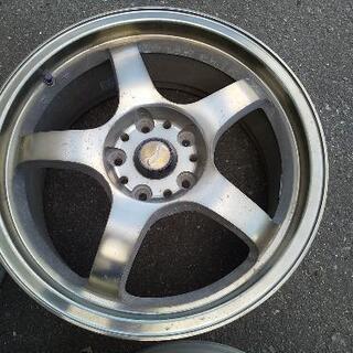 メーカー不明ホイール４本セット　１７インチ９ｊオフセット不明 メーカー不明 17インチホイール