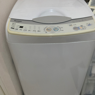 早い方に★無料★シャープの洗濯機、普通に使っています！