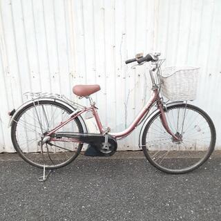 9-7電動アシスト自転車　ヤマハ　PASリチウムS　バッテリー　充電器　鍵付き　電動自転車