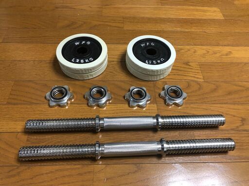 ダンベル（ラバー付き）MAX 30kg × 2 コレクション
