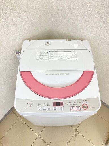 【良品】【地域限定送料無料】洗濯機 SHARP 6kg 2016年製 CSB090703