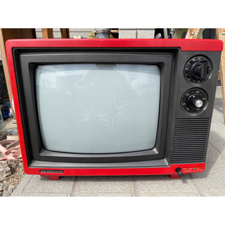 三菱カラーテレビ 14CP-D20 ブラウン管 1983年製 通...