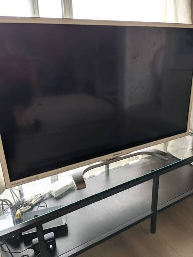 シャープ40インチテレビモニター＋イケアテレビ台