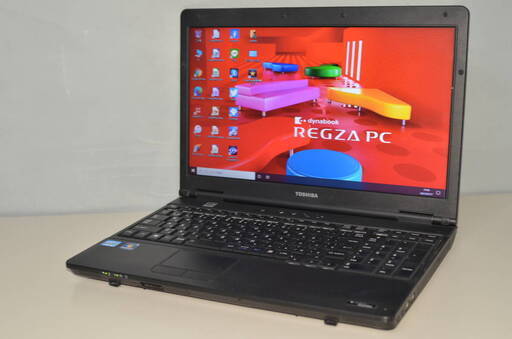 中古ノートパソコン Windows10+office 大容量HDD640GB 東芝Dynabook B551/C core i3-2310M/4GB/15.6インチ/DVDマルチ/便利なソフト