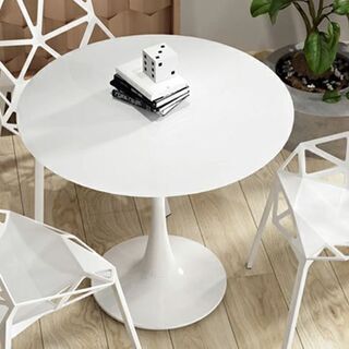 ■カフェテーブル（ホワイト）■bbf-0145
