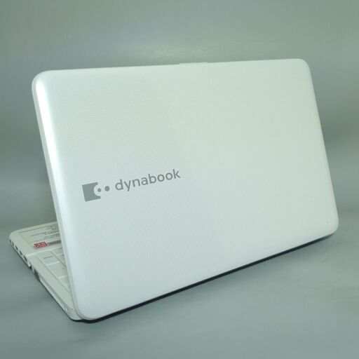 ホワイト ノートパソコン Windows10 中古良品 15型ワイド 東芝
