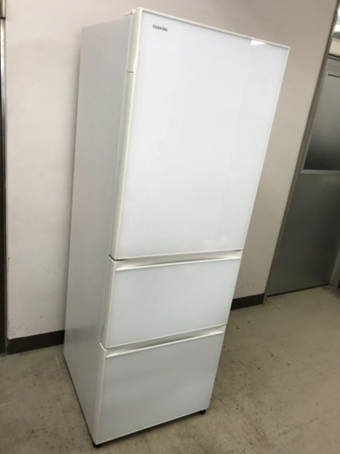 取引場所　南観音　 K2109-103  TOSHIBA/東芝　GR-M 36SXVL(EW)  東芝ノンフロン冷凍冷蔵庫　2018年製