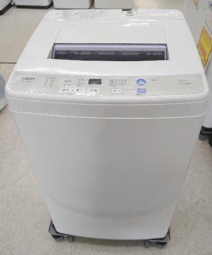 AQUA   アクア　洗濯機　6.0k   AQW-S60D   2015年式　6ヶ月保証付