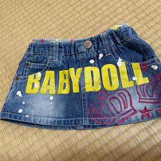 【ネット決済】90サイズ　BABY DOLL デニムスカート