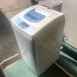 【リサイクルサービス八光　田上店　安心の1か月保証　旧鹿児島市内配達・設置無料】日立 全自動洗濯機 5.0kg ピュアホワイト NW-5TR-W