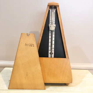 メトロノーム　木製　ドイツ製　ウィットナー　レトロ　アンティーク　コレクション ネット決済・配送】メトロノーム 木製 ドイツ製 ウィットナー社製