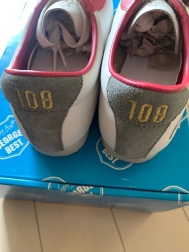 ベンシャーマン×ジョージベスト 40周年サイン入りシューズ