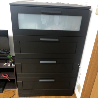 IKEA 4段チェストの中古が安い！激安で譲ります・無料であげます 