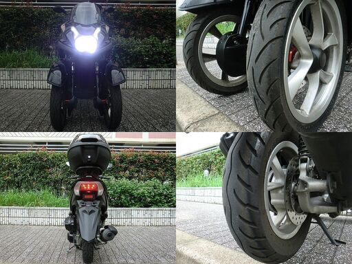 ☆普通免許仕様トリシティ125ワイドトレッド！GIVI製トップケース LED