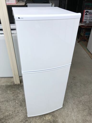 値下げしました！【動作保証14日間あり】ユーイング 2017年 UR-F140J 140L 2ドア冷凍冷蔵庫【管理KRR333】