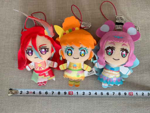 トロピカルージュプリキュアぬいぐるみマスコット 3点セット Lu 天神南のおもちゃの中古あげます 譲ります ジモティーで不用品の処分