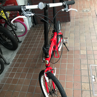 Ferrari フェラーリ　折りたたみ自転車　20インチ　7ギア　アルミフレーム 送料無料】折り畳み自転車 フェラーリ 20インチ Ferrari - メルカリ