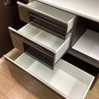 【トレファク花小金井店】レンジボード/ニトリ/レンジボードダークブラウン/二枚扉/中古家具/ 武蔵野市 小平市 小金井市 国分寺市 杉並区 買取 販売 トレファク花小金井店】レンジボード/ニトリ/ブラウン/二枚扉/中古家具