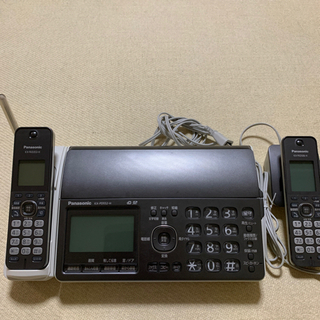 Panasonic FAX 機 KX-PD552-H ＋ 子機 - 家電