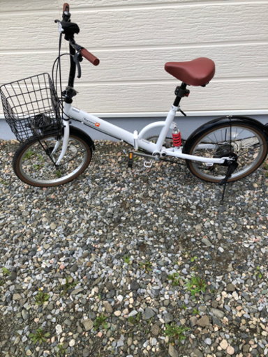 【お値下げ】20インチ折りたたみ自転車6段変速　決まりました。