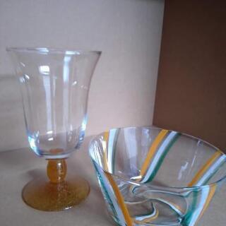 アフタヌーンティーリビング食器セット/オレンジ系/ガラス