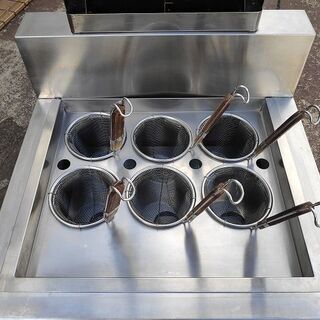 マルゼン　６口茹で麺器　MRK-066B　都市ガス「中古美品」2020年式【リサイクルショップサルフ】