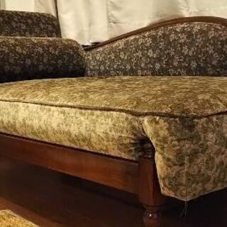 引取りできる方⭐︎アンティークソファー⭐︎クラシックレトロ⭐︎オールドカリモク オールドカリモク old karimoku 金華山 アンティーク 1人掛けソファ